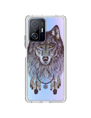 Coque Xiaomi 11T / 11T Pro Loup Wolf Attrape Reves Transparente - Rachel Caldwell