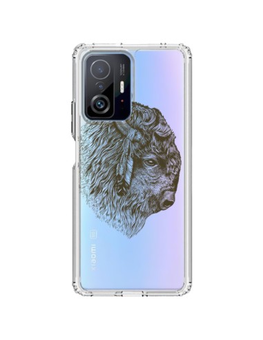 Coque Xiaomi 11T / 11T Pro Buffalo Bison Transparente - Rachel Caldwell