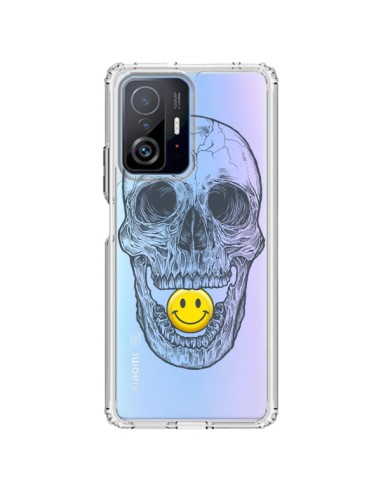 Xiaomi 11T / 11T Pro Case Skull Smile Clear - Rachel Caldwell