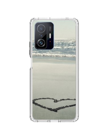 Coque Xiaomi 11T / 11T Pro Coeoeur Plage Beach Mer Sea Love Sable Sand - R Delean