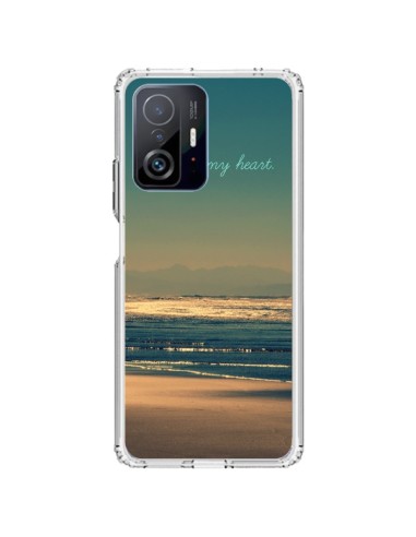 Cover Xiaomi 11T / 11T Pro Be still my heart Mare Oceano Sabbia Spiaggia - R Delean