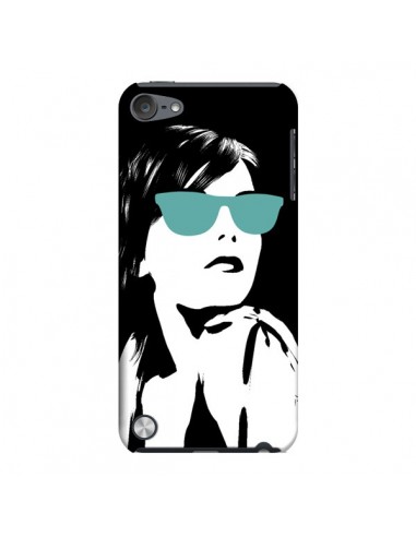 Coque Fille Lunettes Bleues pour iPod Touch 5 - Jonathan Perez