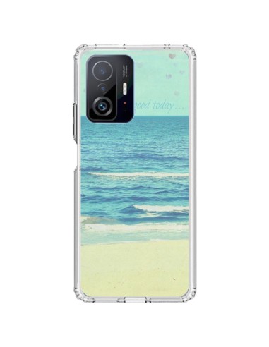 Coque Xiaomi 11T / 11T Pro Life good day Mer Ocean Sable Plage Paysage - R Delean