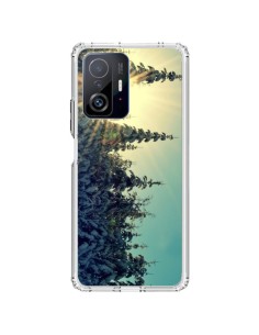 Coque Xiaomi 11T / 11T Pro Hiver Paysage Neige Montagnes Sapins Ski - R Delean