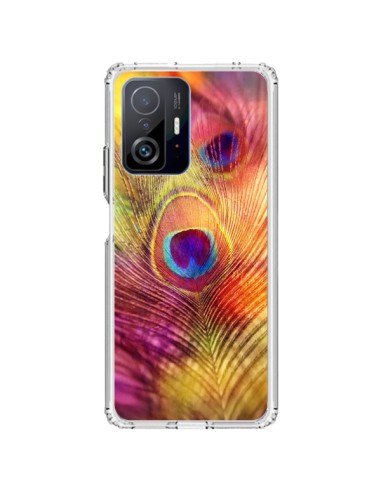 Coque Xiaomi 11T / 11T Pro Plume de Paon Multicolore - Sylvia Cook