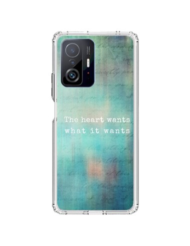 Coque Xiaomi 11T / 11T Pro The heart wants what it wants Coeur - Sylvia Cook