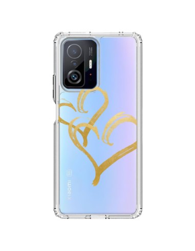 Xiaomi 11T / 11T Pro Case Due Hearts Love Clear - Sylvia Cook