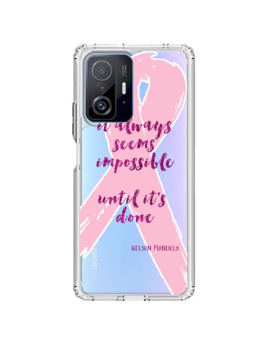 Xiaomi 11T / 11T Pro Case It always seems impossible, cela semble toujours impossible Clear - Sylvia Cook