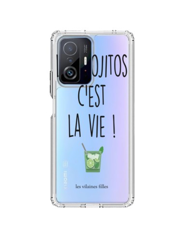 Coque Xiaomi 11T / 11T Pro Les Mojitos, c'est la vie Transparente - Les Vilaines Filles