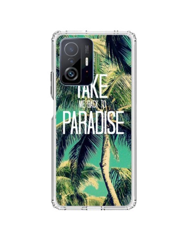 Coque Xiaomi 11T / 11T Pro Take me back to paradise USA Palmiers Palmtree - Tara Yarte