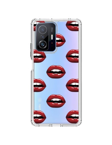 Coque Xiaomi 11T / 11T Pro Lèvres Rouges Lips Transparente - Yohan B.