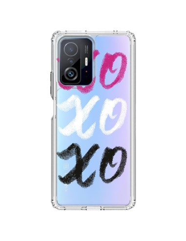 Coque Xiaomi 11T / 11T Pro XoXo Rose Blanc Noir Transparente - Yohan B.