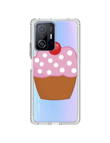 Cover Xiaomi 11T / 11T Pro Cupcake Ciliegia Trasparente - Yohan B.