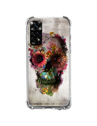 Coque Xiaomi Redmi Note 11 / 11S Skull Flower Tête de Mort - Ali Gulec