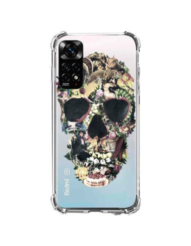 Coque Xiaomi Redmi Note 11 / 11S Skull Vintage Tête de Mort Transparente - Ali Gulec