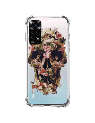 Coque Xiaomi Redmi Note 11 / 11S Jungle Skull Tête de Mort Transparente - Ali Gulec