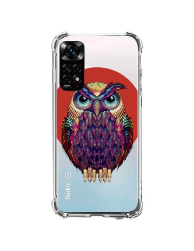 Cover Xiaomi Redmi Note 11 / 11S Gufo Hibou Trasparente  - Ali Gulec