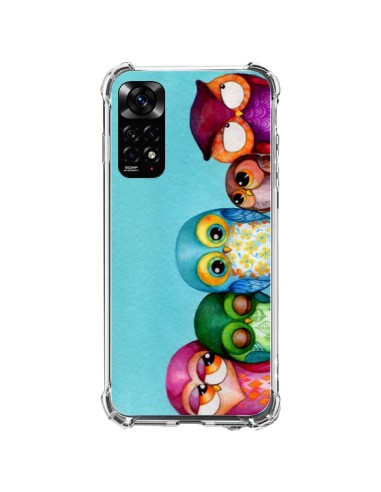 Coque Xiaomi Redmi Note 11 / 11S Famille Chouettes - Annya Kai