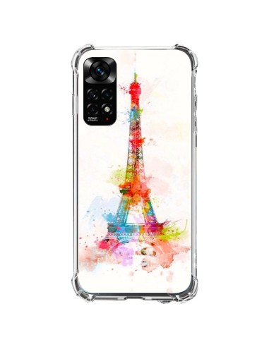 Coque Xiaomi Redmi Note 11 / 11S Paris Tour Eiffel Muticolore - Asano Yamazaki