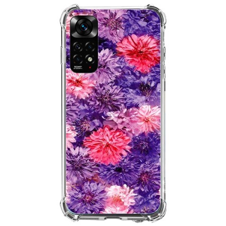 Coque Xiaomi Redmi Note 11 / 11S Fleurs Violettes Flower Storm - Asano Yamazaki Coque Xiaomi Redmi Note 11 / 11S Fleurs Violettes Flower Storm - Asano Yamazaki