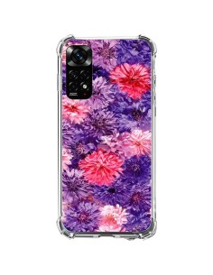 Xiaomi Redmi Note 11 / 11S Case Violet Flower Storm - Asano Yamazaki 2
