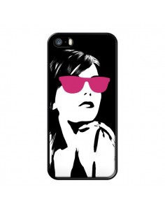 Coque Fille Lunettes Roses pour iPhone 5 et 5S - Jonathan Perez 2
