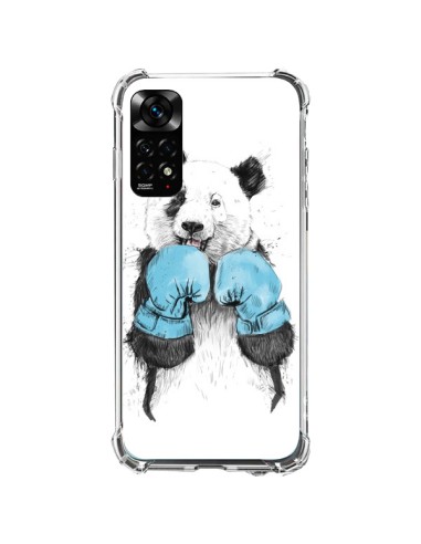 Coque Xiaomi Redmi Note 11 / 11S Winner Panda Boxeur - Balazs Solti