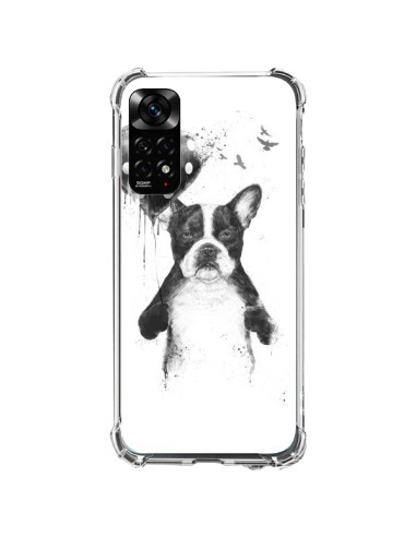 Coque Xiaomi Redmi Note 11 / 11S Lover Bulldog Chien Dog My Heart Goes Boom - Balazs Solti