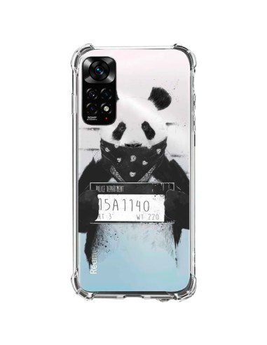 Cover Xiaomi Redmi Note 11 / 11S Panda Cattivo Trasparente - Balazs Solti