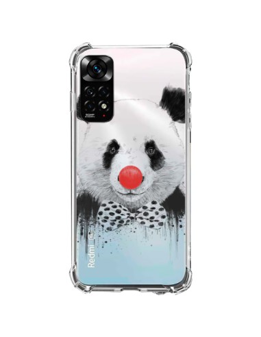 Cover Xiaomi Redmi Note 11 / 11S Clown Panda Trasparente - Balazs Solti
