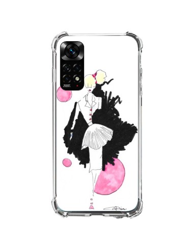 Coque Xiaomi Redmi Note 11 / 11S Demoiselle Femme Fashion Mode Rose - Cécile