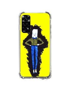 Coque Xiaomi Redmi Note 11 / 11S Julie Femme Fashion Mode Jaune - Cécile