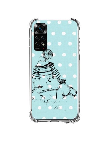 Cover Xiaomi Redmi Note 11 / 11S Bozza Donna a Pois Fashion Modaa - Cécile