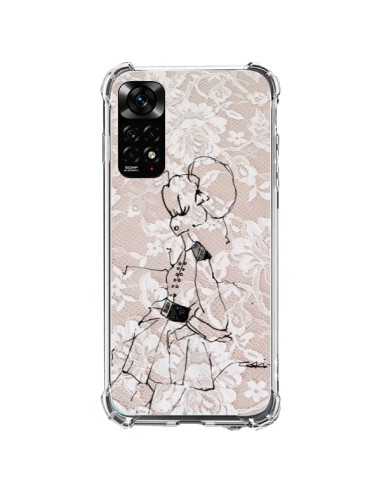 Xiaomi Redmi Note 11 / 11S Case Draft Girl Lace Fashion - Cécile