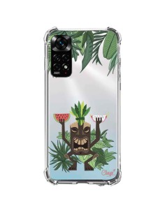 Coque Xiaomi Redmi Note 11 / 11S Tiki Thailande Jungle Bois Transparente - Chapo