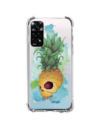 Cover Xiaomi Redmi Note 11 / 11S Crananas Teschio Ananas Trasparente - Chapo