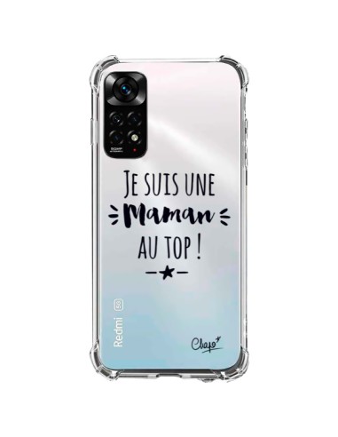 Cover Xiaomi Redmi Note 11 / 11S Sono una Mamma al Top Trasparente - Chapo