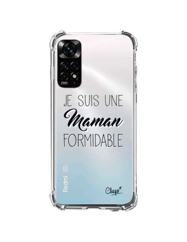 Cover Xiaomi Redmi Note 11 / 11S Sono una Mamma Formidabile Trasparente - Chapo