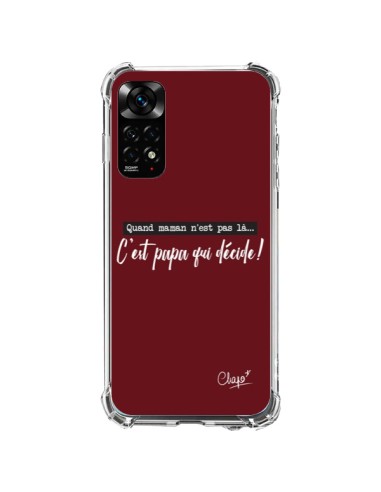 Xiaomi Redmi Note 11 / 11S Case It’s Dad Who Decides Red Bordeaux - Chapo