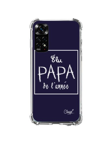 Coque Xiaomi Redmi Note 11 / 11S Elu Papa de l'Année Bleu Marine - Chapo