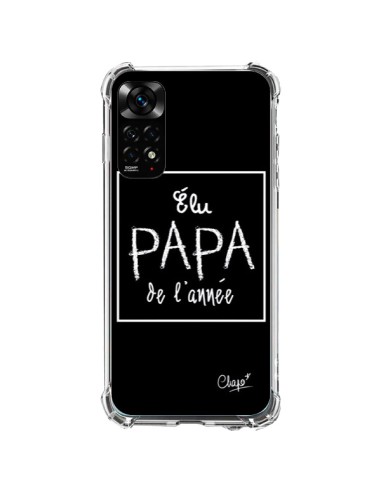 Coque Xiaomi Redmi Note 11 / 11S Elu Papa de l'Année Noir - Chapo