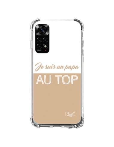 Coque Xiaomi Redmi Note 11 / 11S Je suis un Papa au Top Beige - Chapo