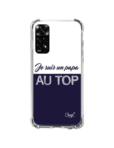 Coque Xiaomi Redmi Note 11 / 11S Je suis un Papa au Top Bleu Marine - Chapo