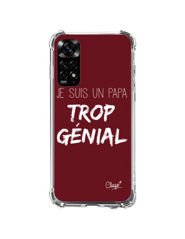 Xiaomi Redmi Note 11 / 11S Case I’m a Genius Dad Red Bordeaux - Chapo