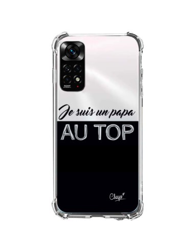 Cover Xiaomi Redmi Note 11 / 11S Sono un Papà al Top Trasparente - Chapo