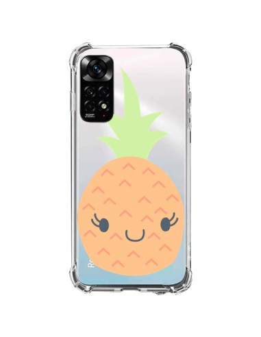 Cover Xiaomi Redmi Note 11 / 11S Ananas Pineapple Fruit Trasparente - Claudia Ramos