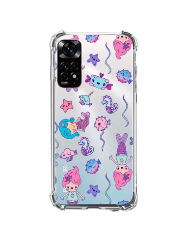 Coque Xiaomi Redmi Note 11 / 11S Mermaid Petite Sirene Ocean Transparente - Claudia Ramos