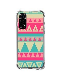 Coque Xiaomi Redmi Note 11 / 11S Azteque Rose Vert - Eleaxart