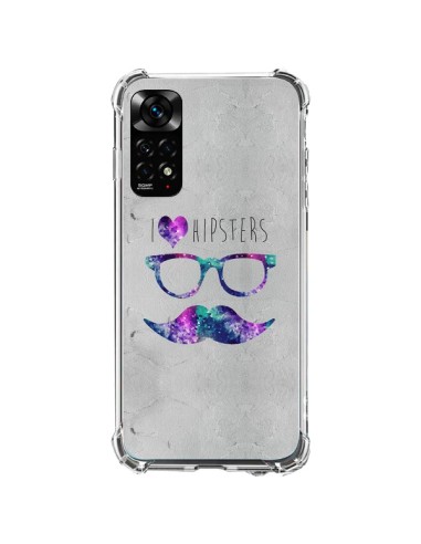 Coque Xiaomi Redmi Note 11 / 11S I Love Hipsters - Eleaxart