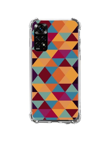 Cover Xiaomi Redmi Note 11 / 11S Azteco Triangolo Arancione - Eleaxart